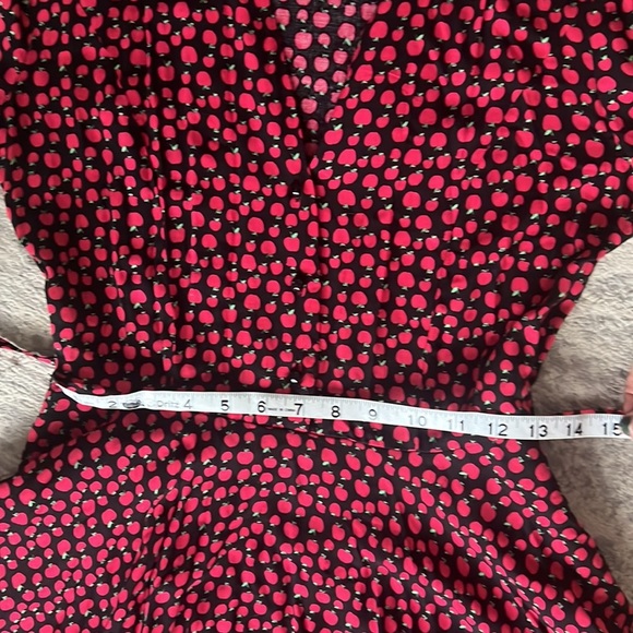 Tatiana & Natouchi Apple Print A-Line Circle Midi Dress XS - Picture 15 of 16